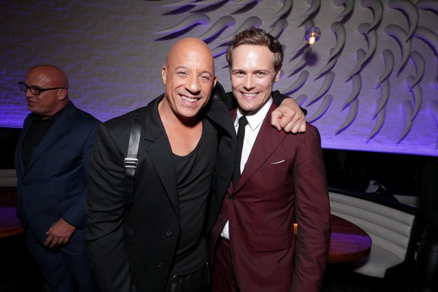 Vin Diesel and Sam Heughan