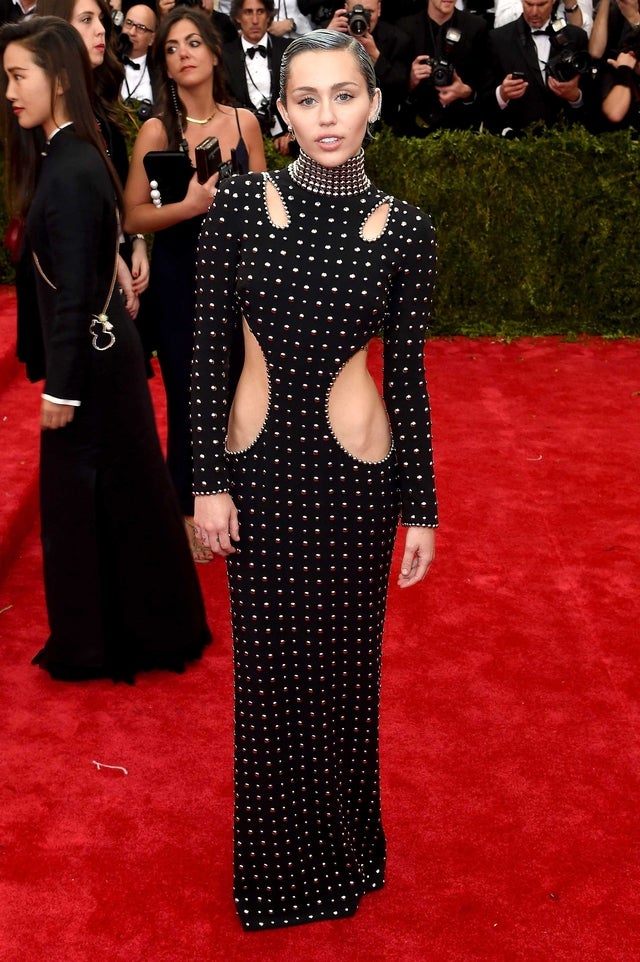 miley cyrus at the 2015 Met Gala