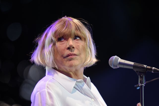 Marianne Faithfull performs in 2016