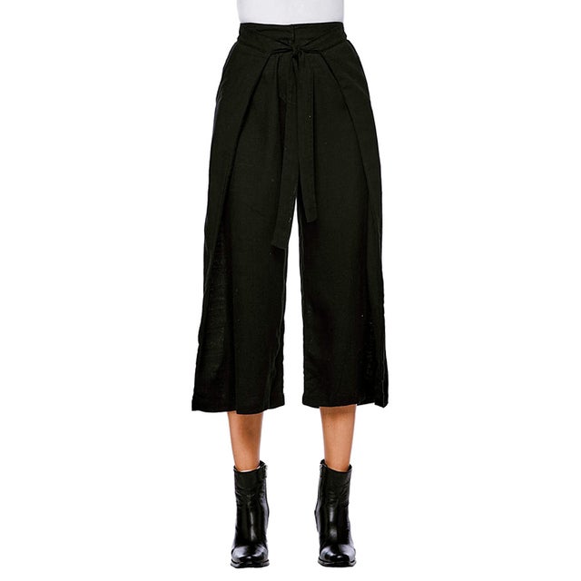 Linen Wrap Pants