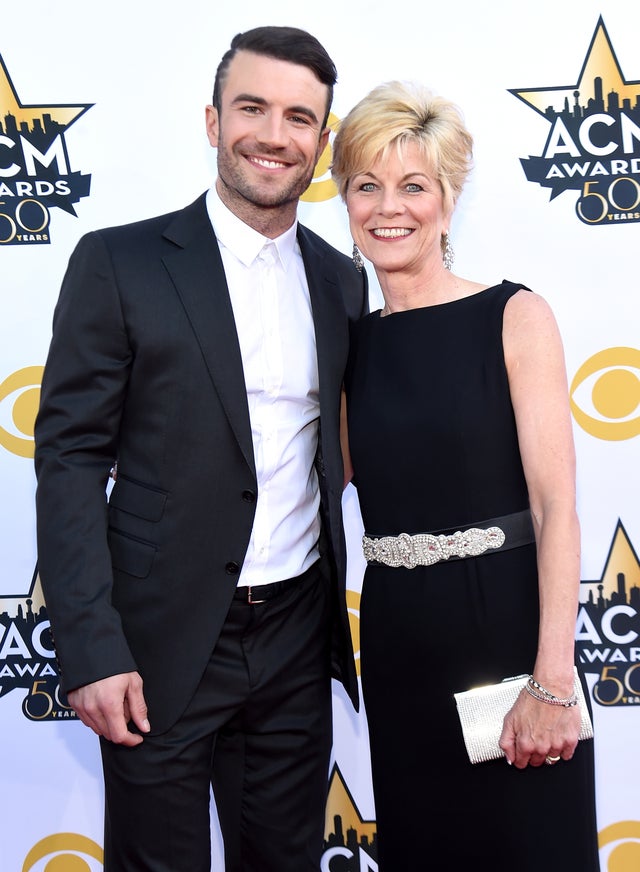 Sam Hunt and Joan Hunt and his mom in 2015