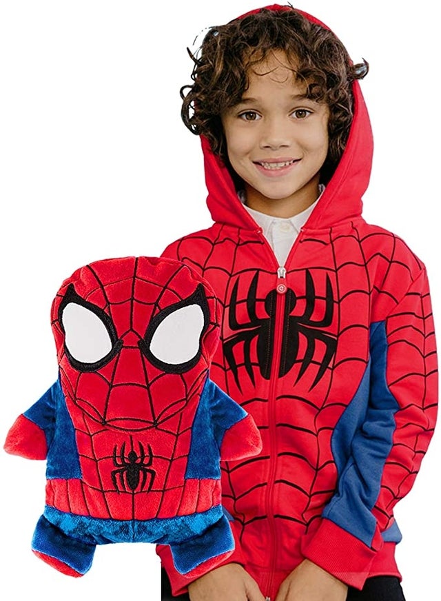 Spider-Man - 2-in-1 Transforming Hoodie and Soft Plushie