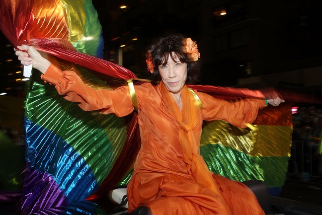 Lily Tomlin at the 2011 Sydney Gay & Lesbian Mardi Gras Parade