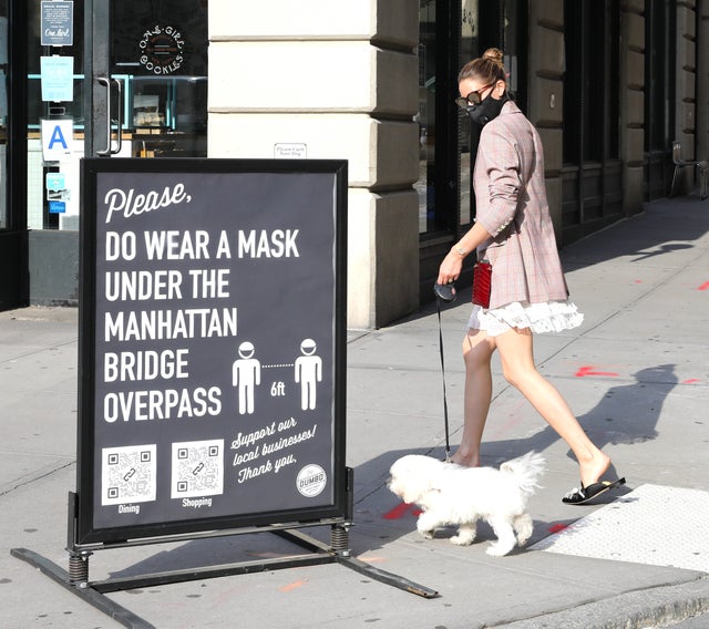 Olivia Palermo and her dog on mr butler's 15th birthday