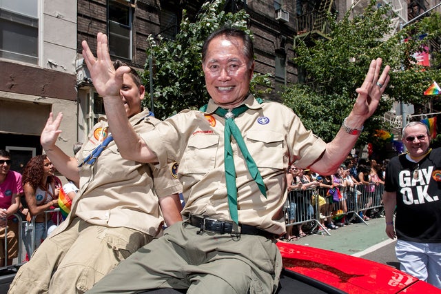 George Takei at the 2012 NYC Pride March