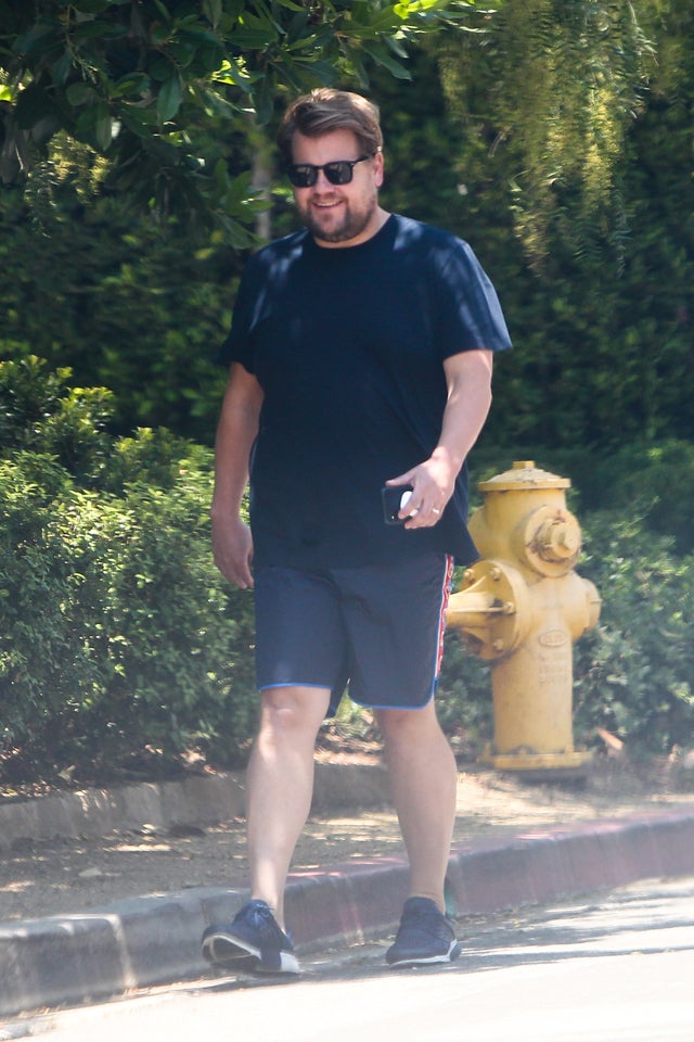 james corden walks in la