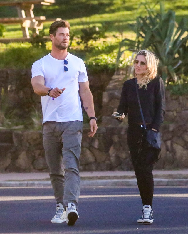 Chris Hemsworth and Elsa Pataky on 6/23