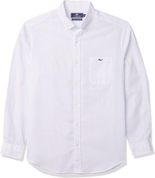 Vineyard Vines Classic Fit Long-Sleeve Floridian Tucker Shirt