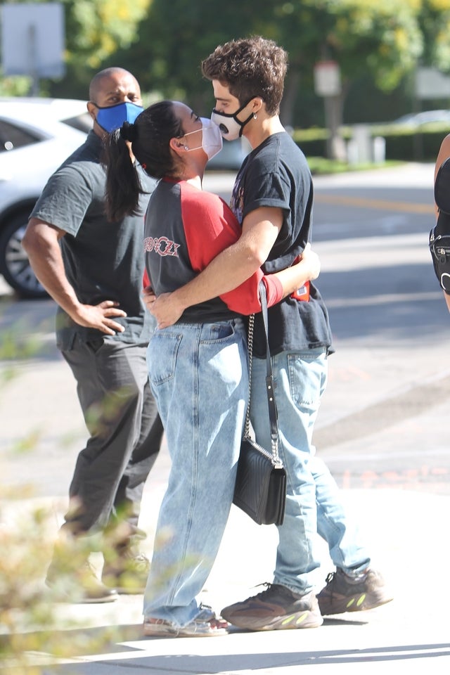 Demi Lovato and Max Ehrich on shopping trip in Beverly Hills