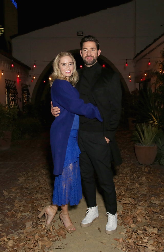 Emily Blunt and John Krasinski in november 2018