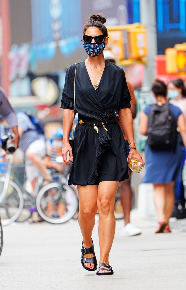 katie holmes in nyc on july 15