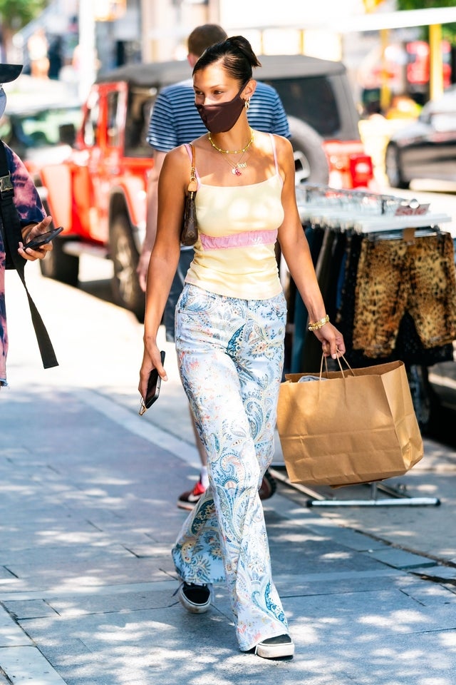 Bella Hadid shopping in williamsburg