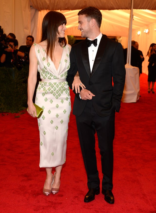 jessica biel and justin timberlake at the 2012 Met Gala