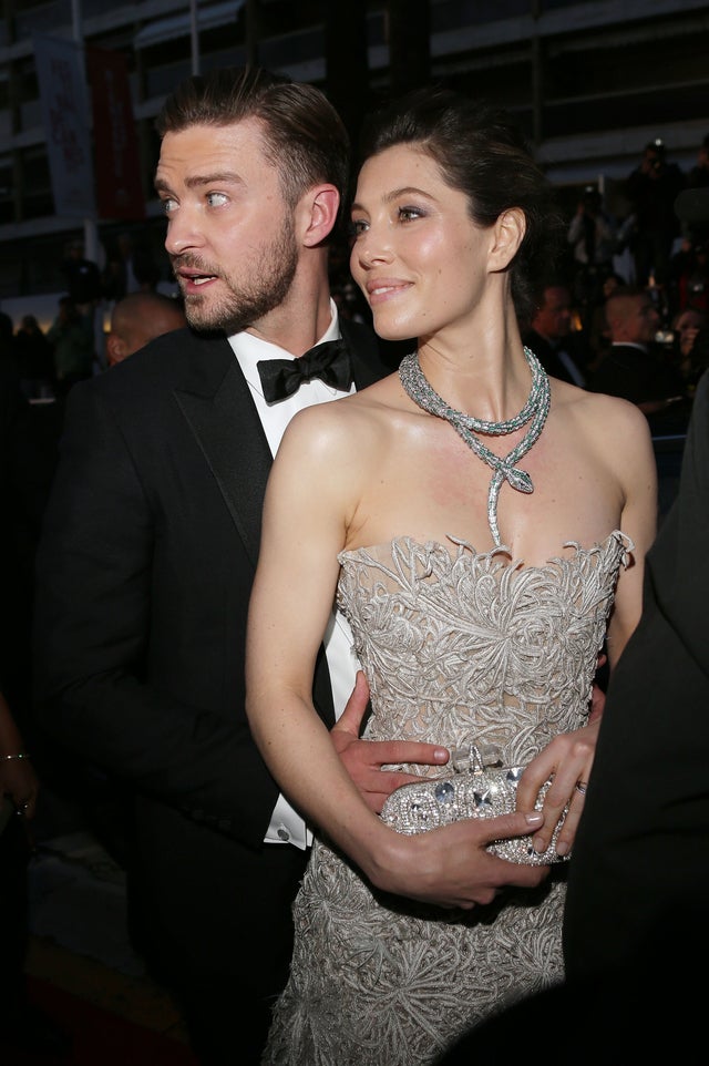 Justin Timberlake and Jessica Biel at the Premiere of 'Inside Llewyn Davis'