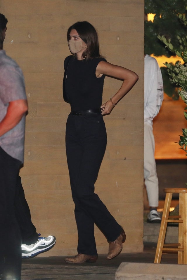 Kendall Jenner at dinner on 7/12