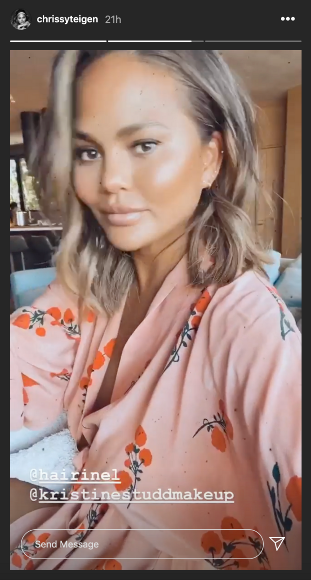 Chrissy Teigen new haircut