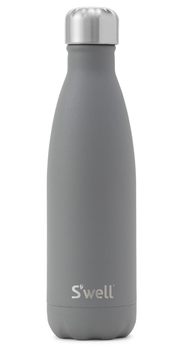 Smokey Quartz 17-Ounce Insulated Stainless Steel Water Bottle