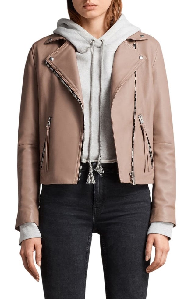 Dalby Leather Biker Jacket