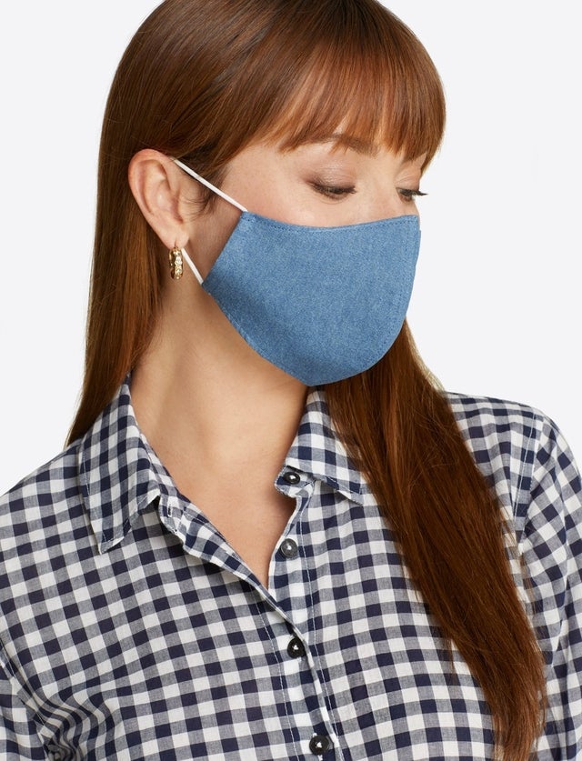 Draper James Chambray Face Mask