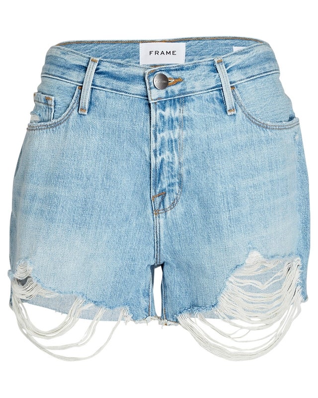 Le Cut-Off Denim Shorts