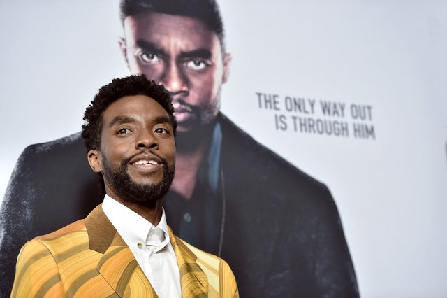 Chadwick Boseman at "21 Bridges" New York Screening 