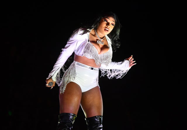 Megan Thee Stallion performs onstage during day 2 of the Rolling Loud Festival