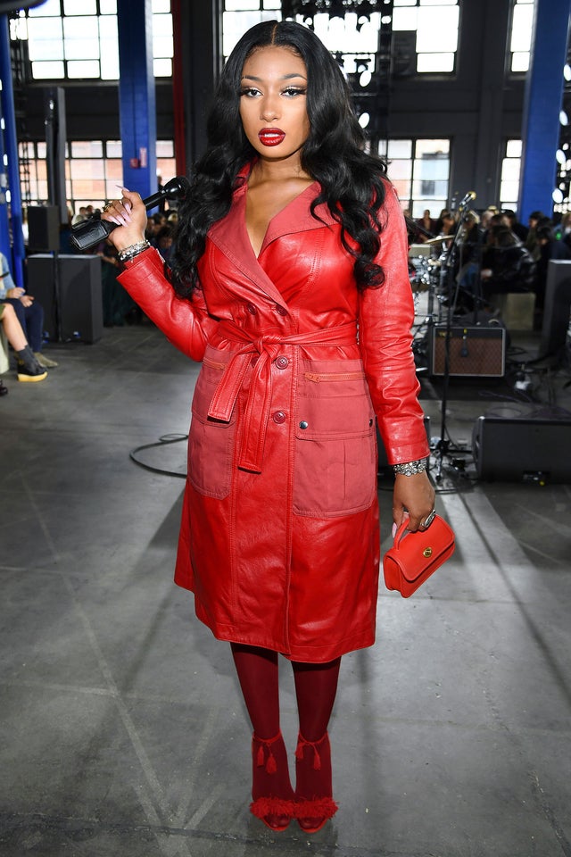 Megan Thee Stallion at the Coach 1941 fashion show