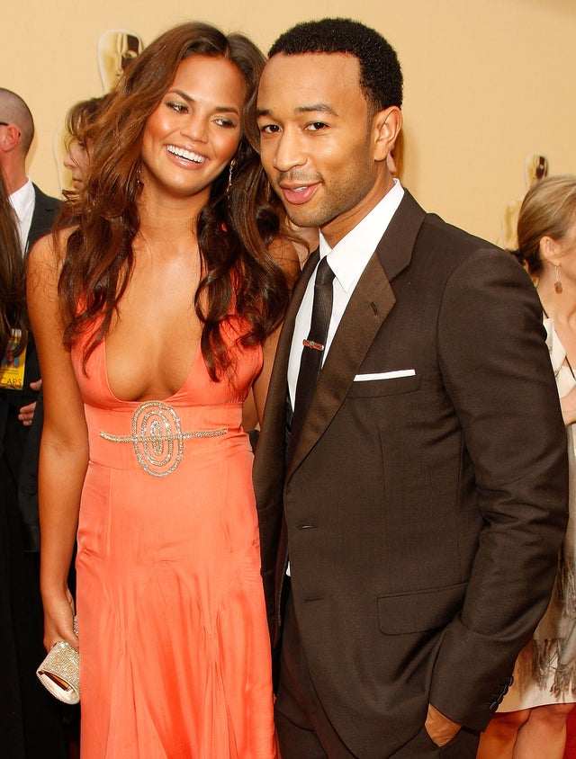 chrissy teigen and John Legend at the 81st Academy Awards 