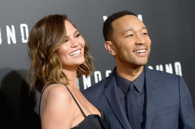 Chrissy Teigen and John Legend at WGN America's "Underground" Season Two Premiere Screening 