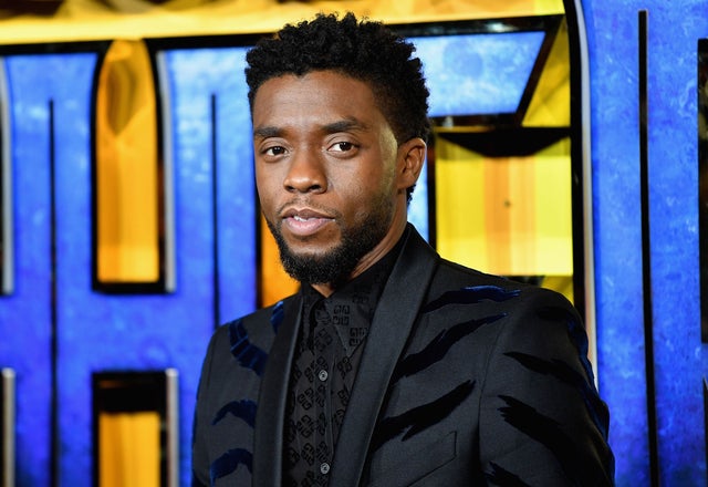 chadwick boseman at european premiere of black panther