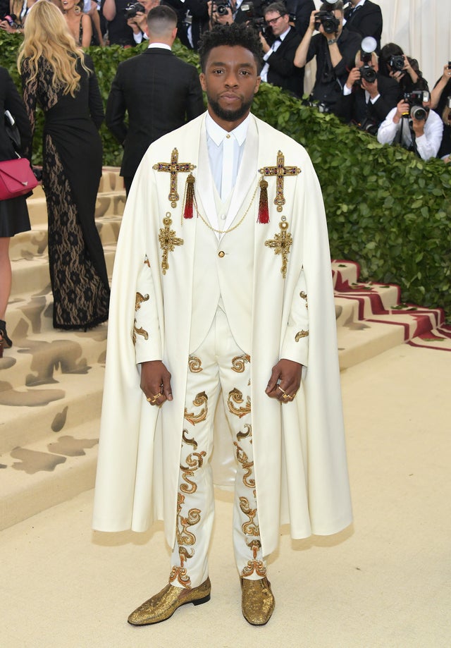 chadwick boseman at met gala 2018