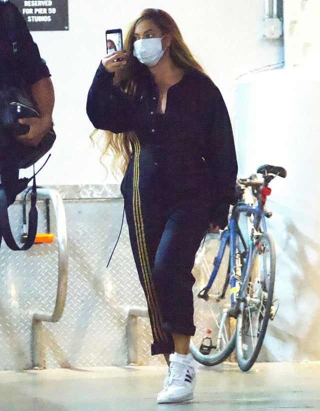 beyonce after photoshoot in nyc