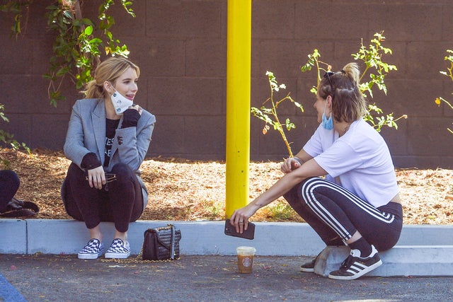 Emma Roberts and Kristen Stewart