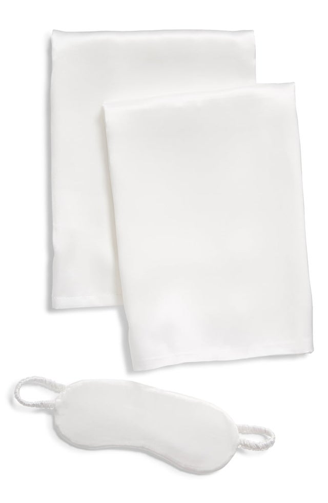 Silk Pillowcase & Eye Mask Set