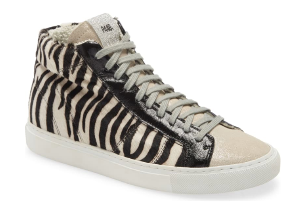 Star Zebra High Top Sneaker