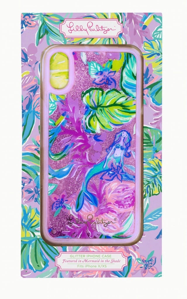 Lilly Pulitzer Glitter iPhone X/XS Case