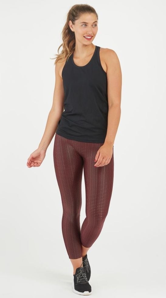 Booty Boost Active 7/8 Leggings, Metallic Mist