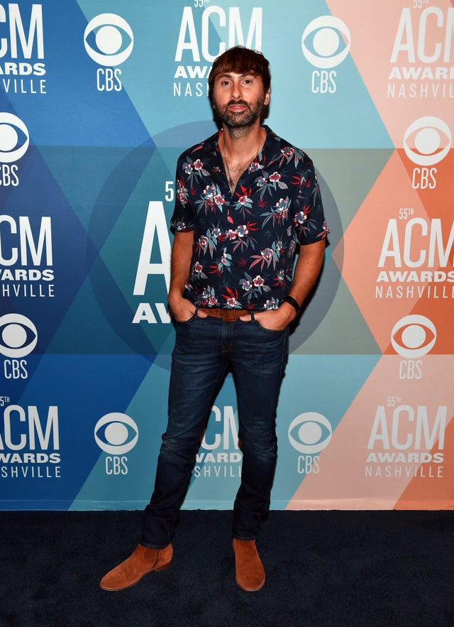 Dave Haywood of Lady A attends virtual radio row during the 55th Academy of Country Music Awards at Gaylord Opryland Resort & Convention Center on September 15, 2020 in Nashville, Tennessee. 