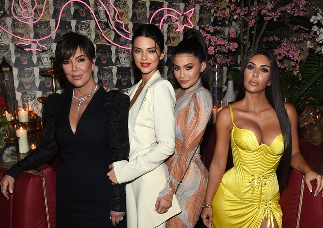 kris jenner, kendall jenner, kylie jenner and kim kardashian in 2018