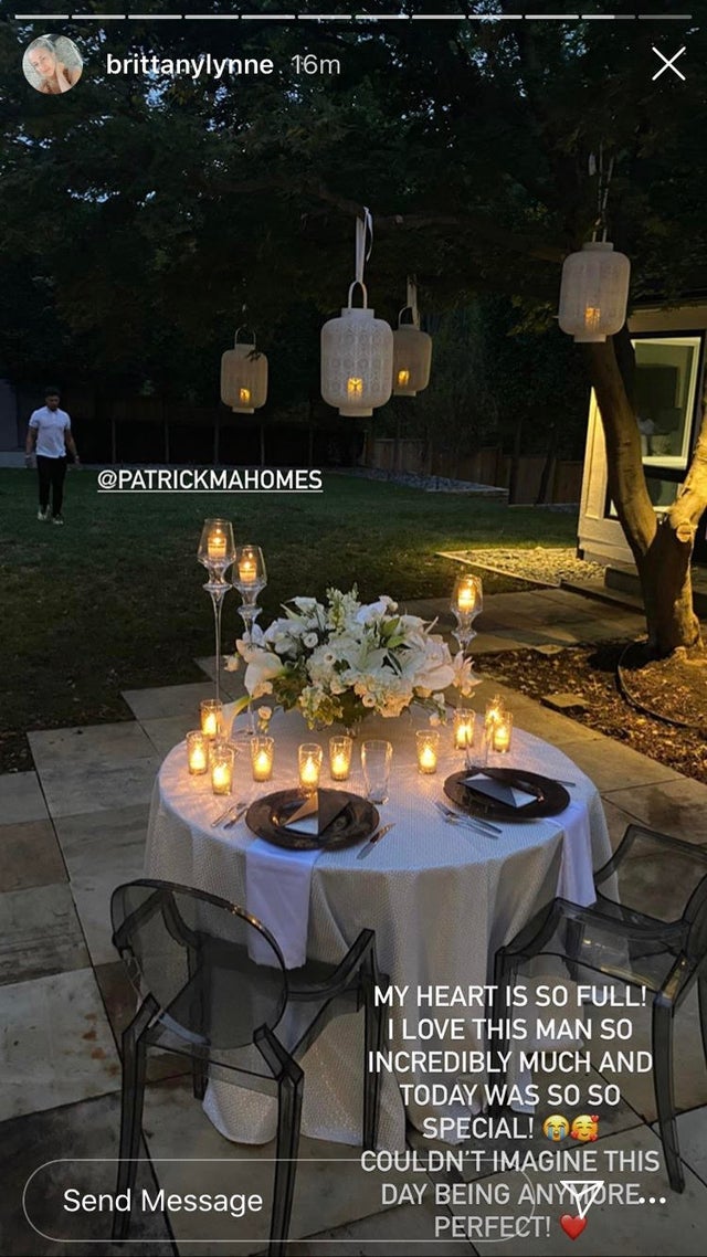 Patrick Mahomes & Brittany Matthews Get Engaged 