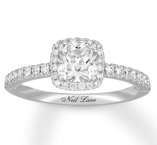 Neil Lane Diamond Engagement Ring 1-1/4 ct tw 14K White Gold