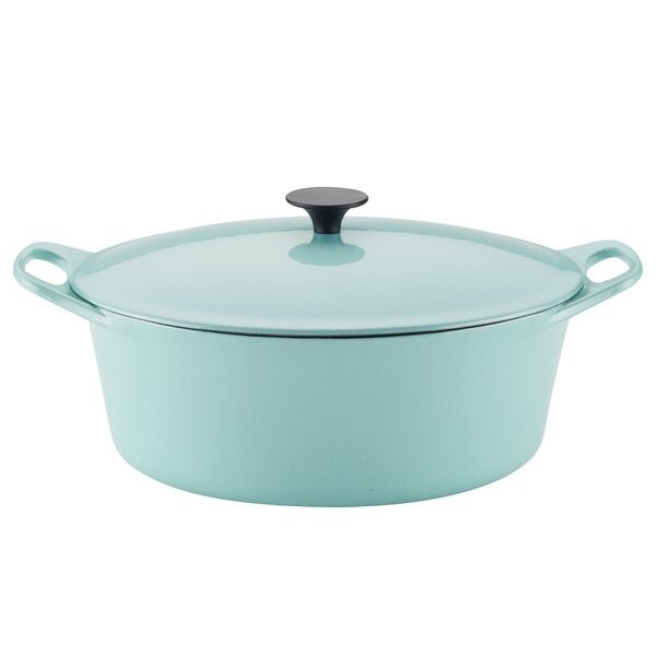 6.5 Qt. Cast Iron Oval Dutch Oven