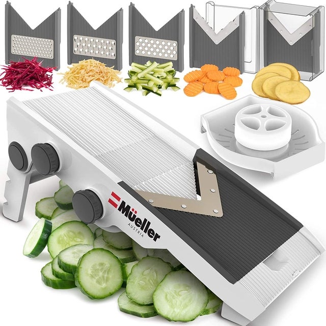 Mueller Multi Blade Adjustable Mandoline Cheese/Vegetable Slicer