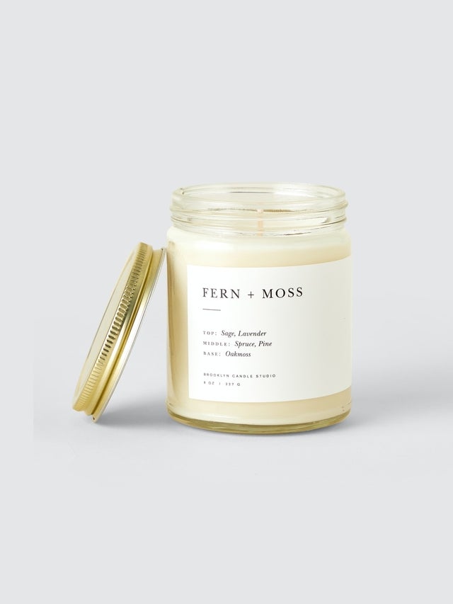 Fern + Moss Minimalist Candle