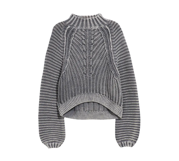 Sweetheart Mock Neck Sweater