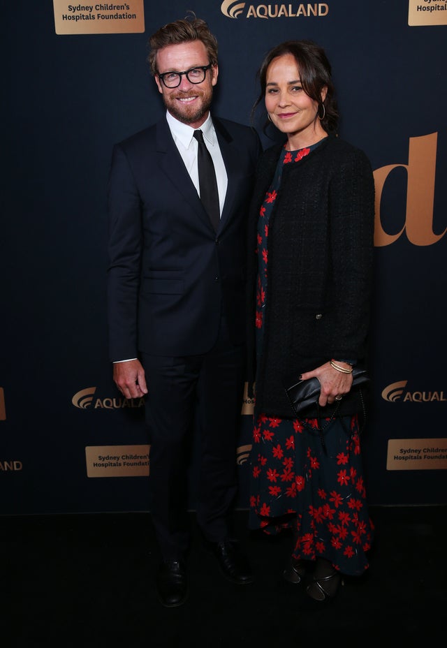 Simon Baker and Rebecca Rigg