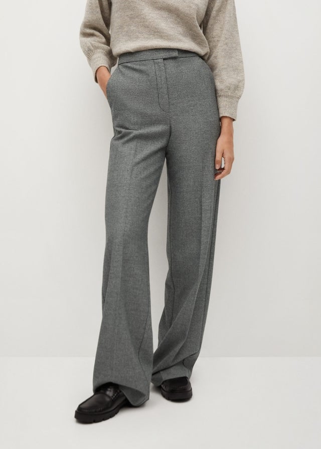 Mango Pleated Suit Pants