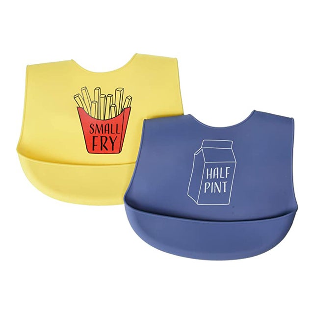 Hudson Baby Unisex Baby Silicone Bibs