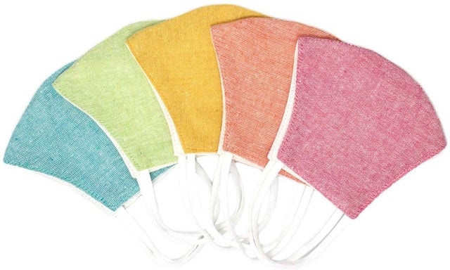 EcoRight 100% Cotton Face Mask 5-Pack