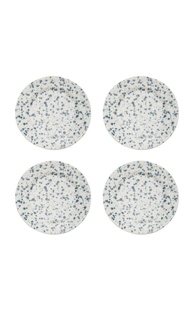 Este Ceramiche for Moda Domus Set-of-Four Ceramic Dinner Plates